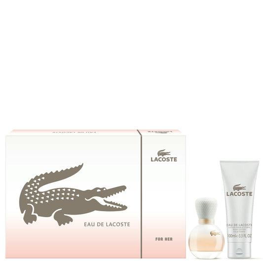 EAU DE LACOSTE FEMME EDT 30MLSET + 100L Body Lotion