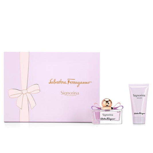 FERRGAMO SIGNORINA EDT 50ML GIFT SET 2018