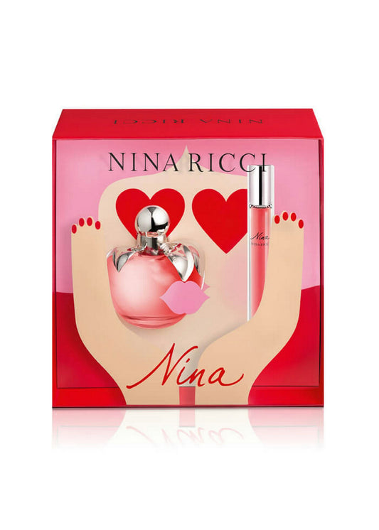 NINA RICCI NINA 50ML EDT + ROLL ON GIFTSET