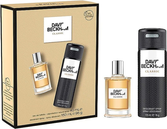 David Beckham Classic Eau De Toilette 40ml Gift Set