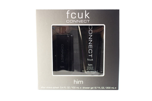 FCUK Connect Him Eau De Toilette 100ml Gift Set