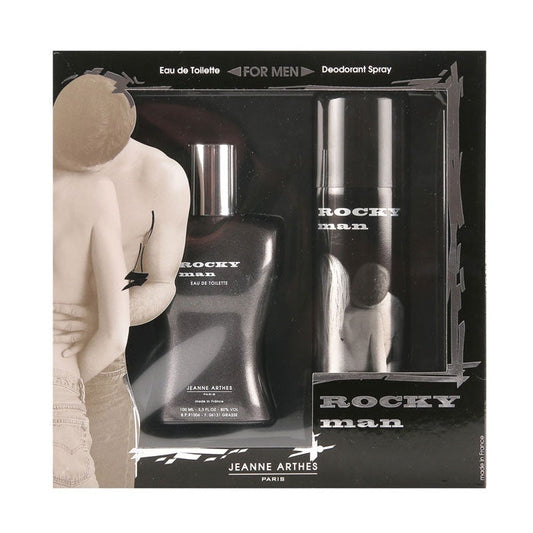 Jeanne Arthes Rocky Man 100Ml Eau De Toilette Gift Set