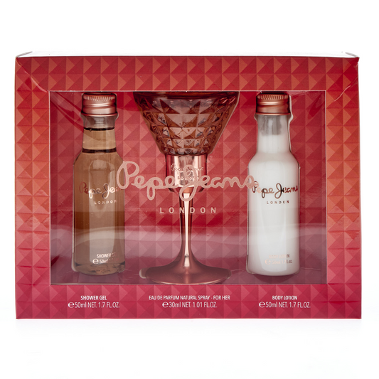 Pepe Jeans For Her Cocktail Eau De Parfum 30ml Gift Set